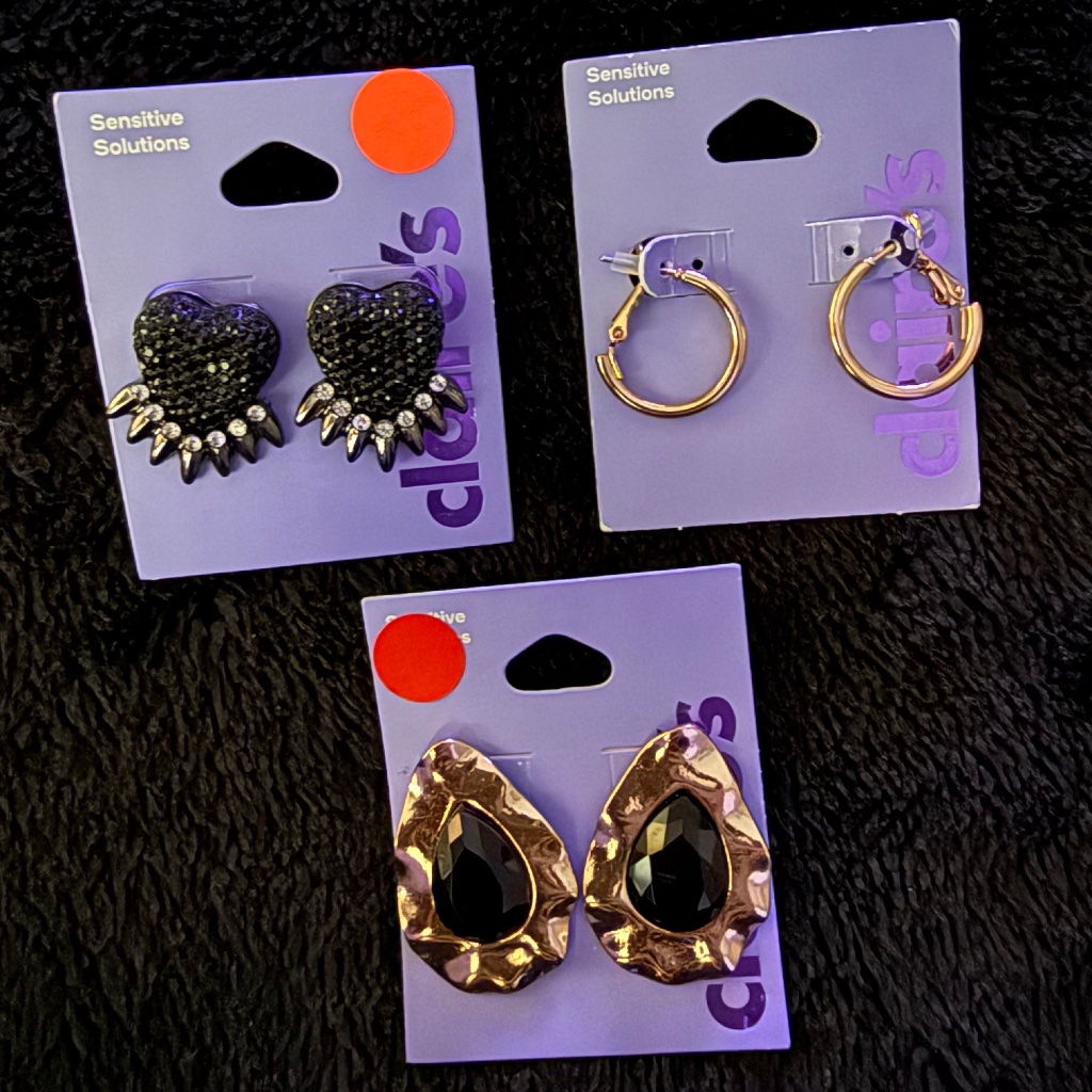 Claires 3 Set Of Mix Earrings